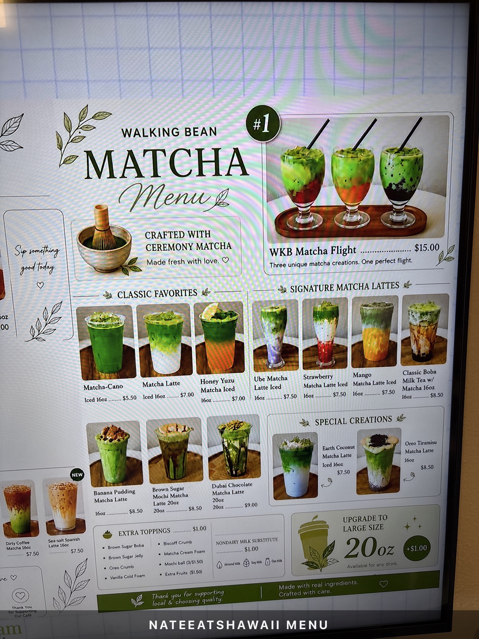 Walking Bean Cafe (Coffee, Shaved Ice, Dessert) menu photo 3
