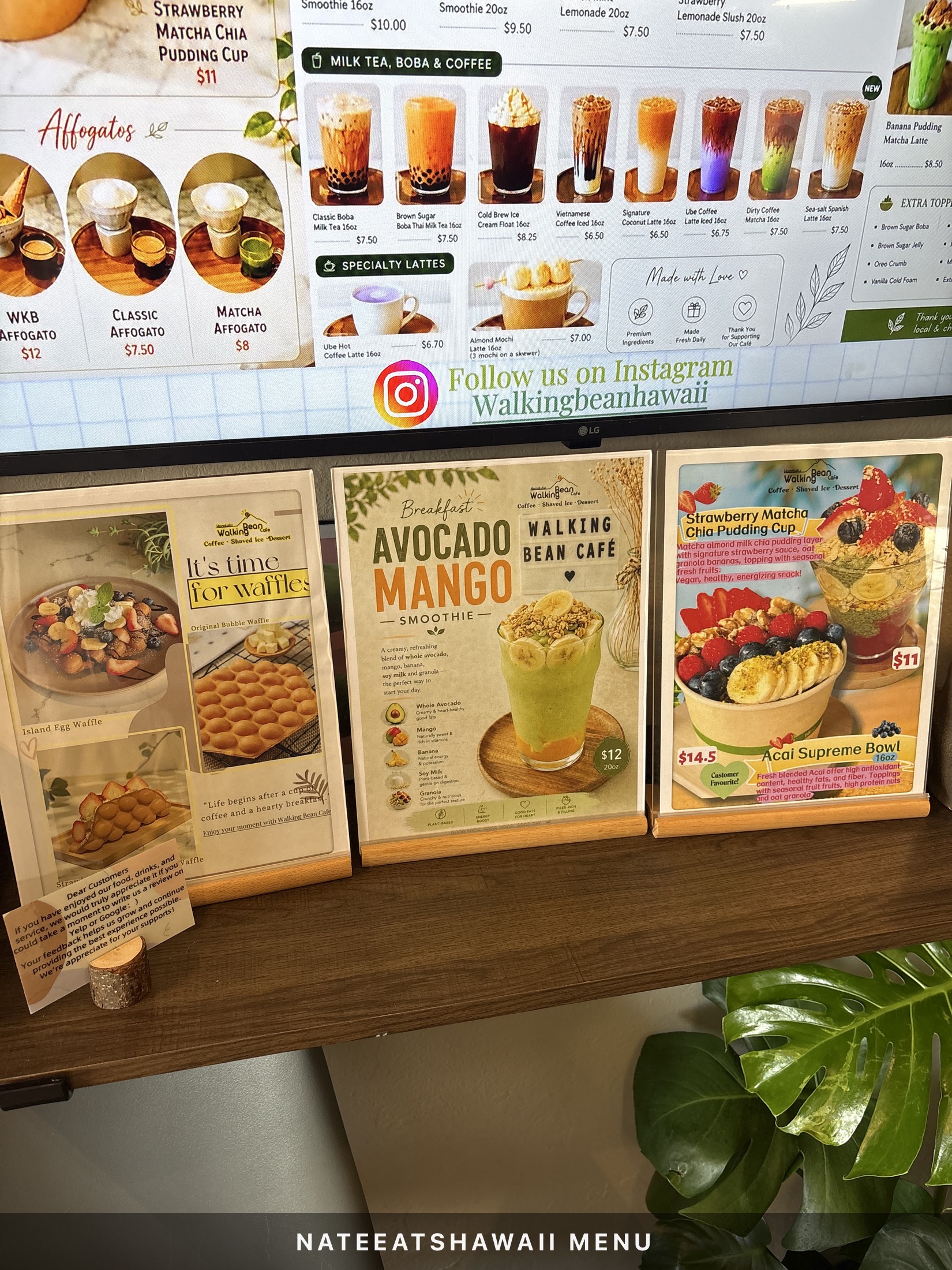 Walking Bean Cafe (Coffee, Shaved Ice, Dessert) menu photo 5