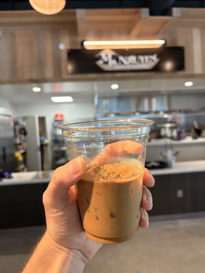 Vietnamese iced coffee with condensed milk from Ms Nguyen Banh Mi at The Park on Keeaumoku