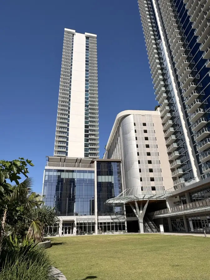 The Park on Keeaumoku towers in Honolulu Hawaii - home to Midtown Eats food hall