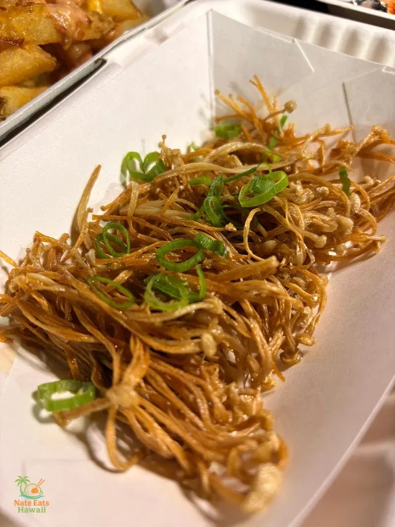 Fried Enoki Mushroom from Rice & Fries
