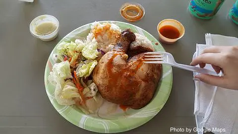 Mike's Kiawe Broiled Huli Huli Chicken - Photo 3 of 4 | NateEatsHawaii restaurant gallery and food photos from Oahu, Hawaii