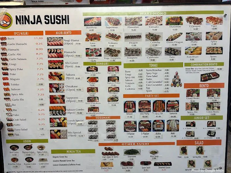 Ninja Sushi Kailua - Photo 2 of 5 | NateEatsHawaii restaurant gallery and food photos from Oahu, Hawaii