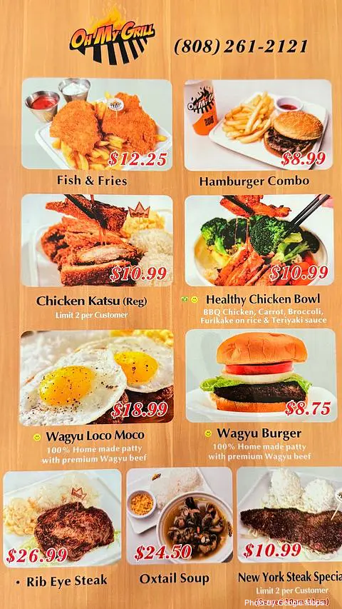 OH MY GRILL- Kailua - Photo 2 of 2 | NateEatsHawaii restaurant gallery and food photos from Oahu, Hawaii
