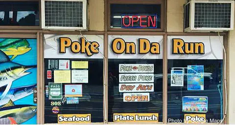 Poke On Da Run Shop - Photo 2 of 4 | NateEatsHawaii restaurant gallery and food photos from Oahu, Hawaii