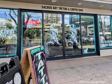 Sacred Art Tattoo and Coffee Bar - Photo 2 of 4 | NateEatsHawaii restaurant gallery and food photos from Oahu, Hawaii