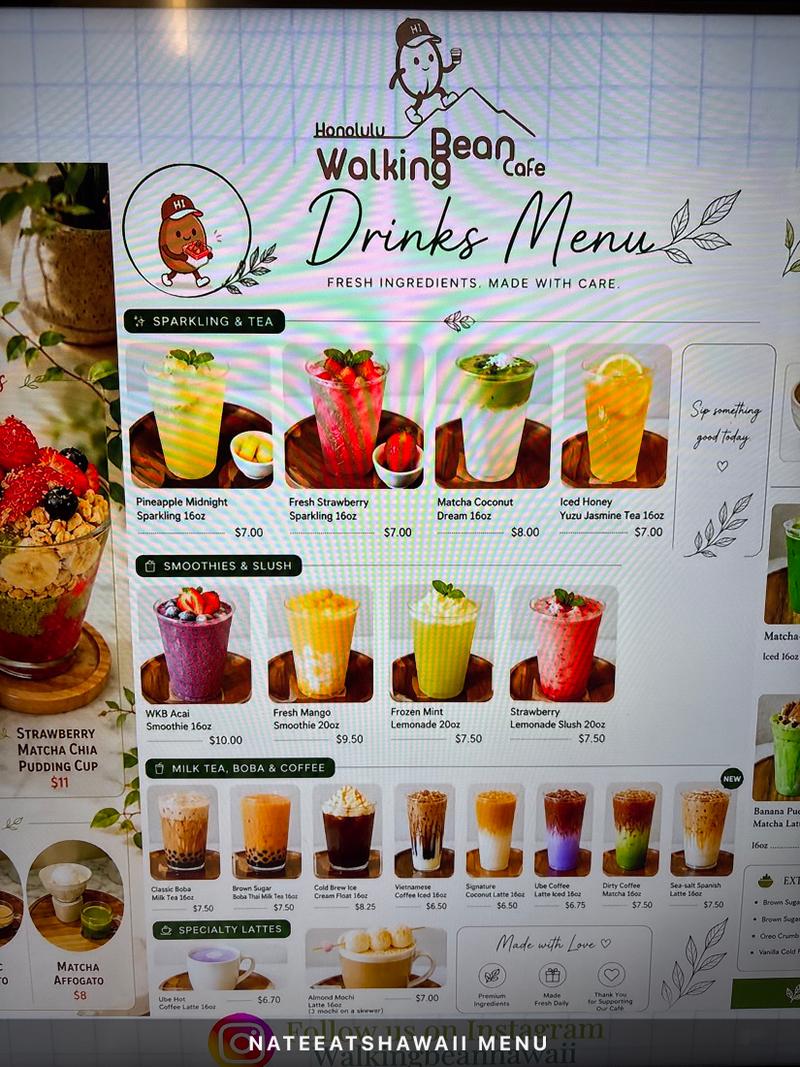 Walking Bean Cafe (Coffee, Shaved Ice, Dessert) menu photo 2
