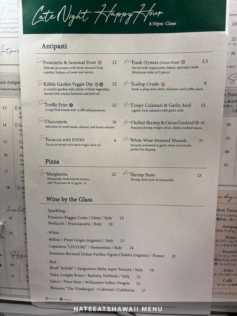 Botanico Waikiki menu photo 4