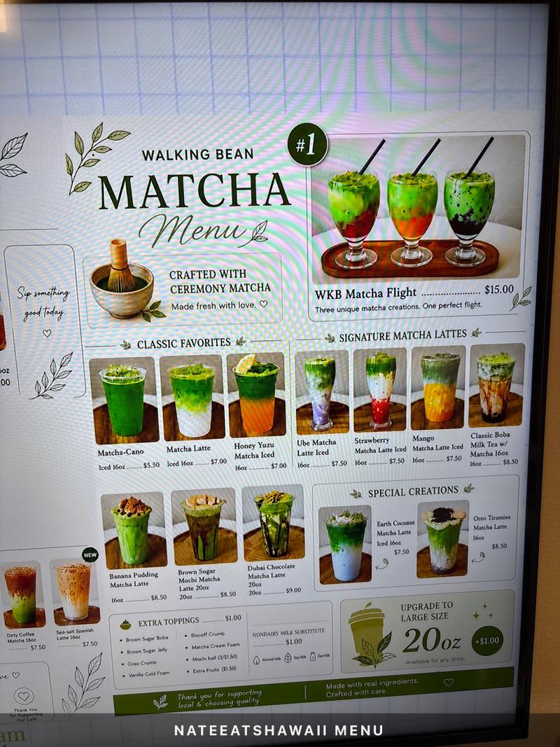 Walking Bean Cafe (Coffee, Shaved Ice, Dessert) menu photo 3