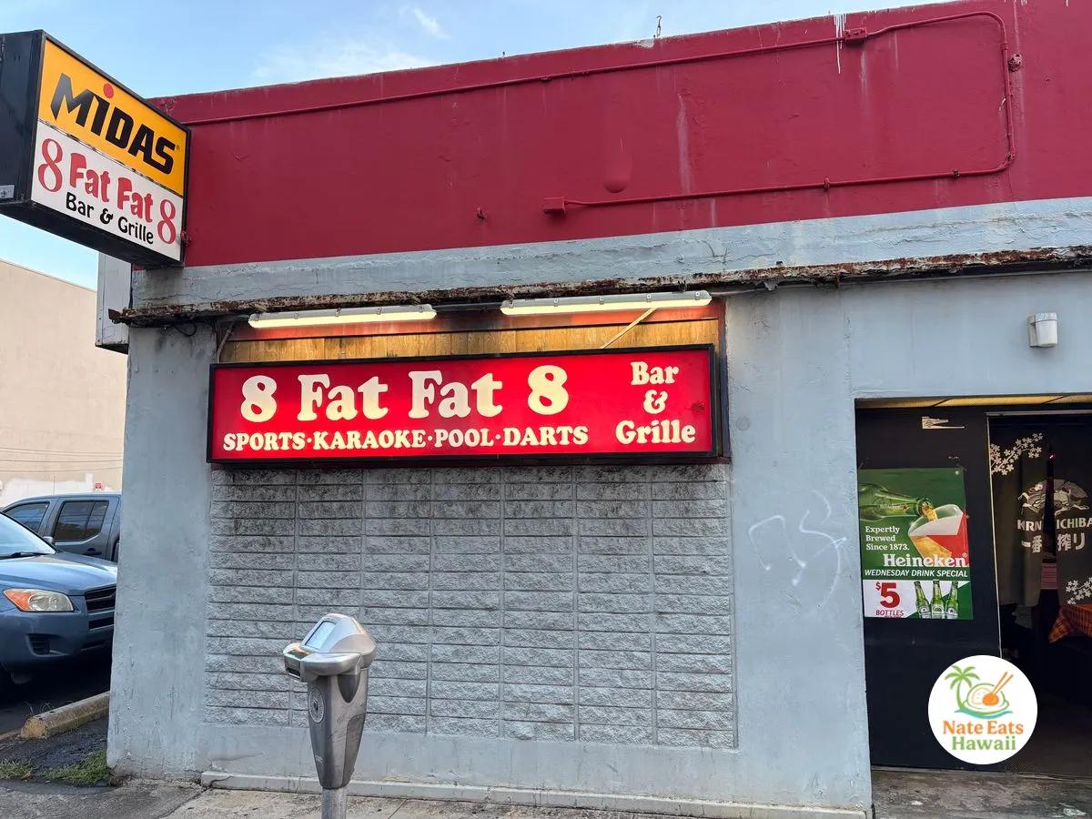 8 Fat Fat 8 Bar & Grille - Chinese on Oahu, Hawaii | NateEatsHawaii food review and recommendations