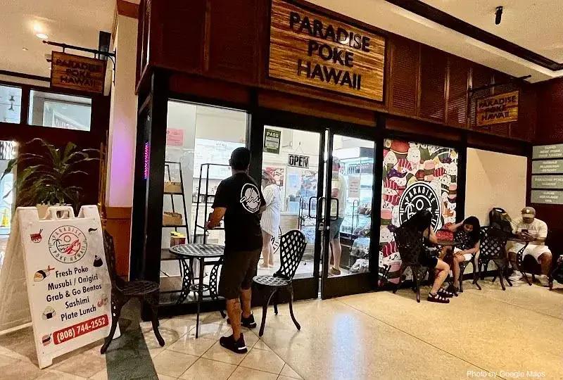 Paradise Poke Hawaii at Ilikai - Seafood Restaurant on Oahu, Hawaii | NateEatsHawaii food review and recommendations