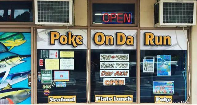 Poke On Da Run Shop - Hawaiian Restaurant in Hawaii